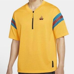 Nike Giannis Antetokounmpo 1/4 Zip Mesh Basketball jersey XXL Univ Gold Dri-FIT